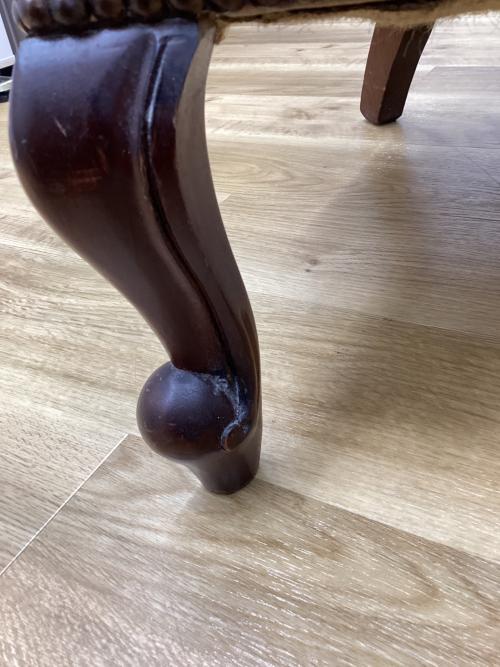 ラウンジソファー ブラウン チェスターフィールド  総革