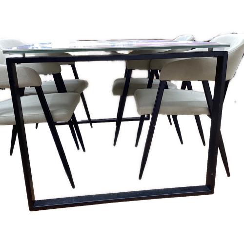 ニトリ ダイニング5点セット ホワイト セラミック天板