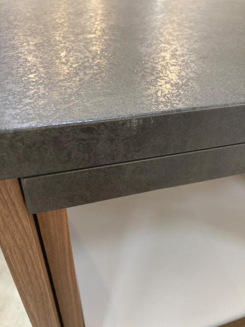 三幸ジャパン (サンコウジャパン) キッチンカウンター ブラウン×ブラック スライド式