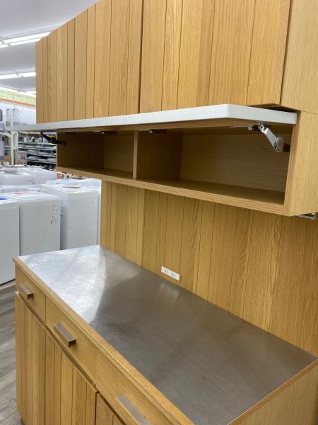 末次家具 (スエツギカグ) レンジボード ナチュラル 3枚扉｜トレファク