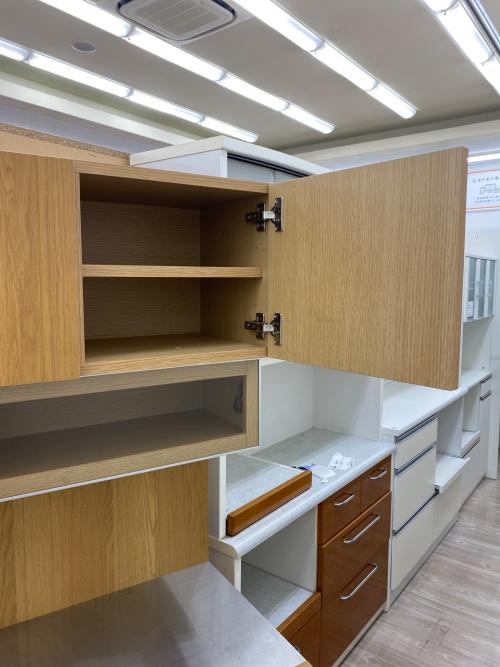 末次家具 (スエツギカグ) レンジボード ナチュラル 3枚扉