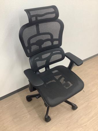 Ergohuman (エルゴヒューマン) オフィスチェア ブラック ヘッドレスト付き