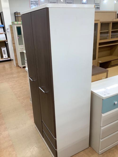 マルミツ ワードローブ ブラウン×ホワイト