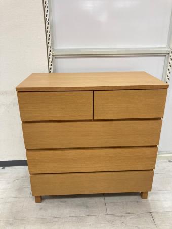 無印良品 (ムジルシリョウヒン) 4段チェスト ナチュラル