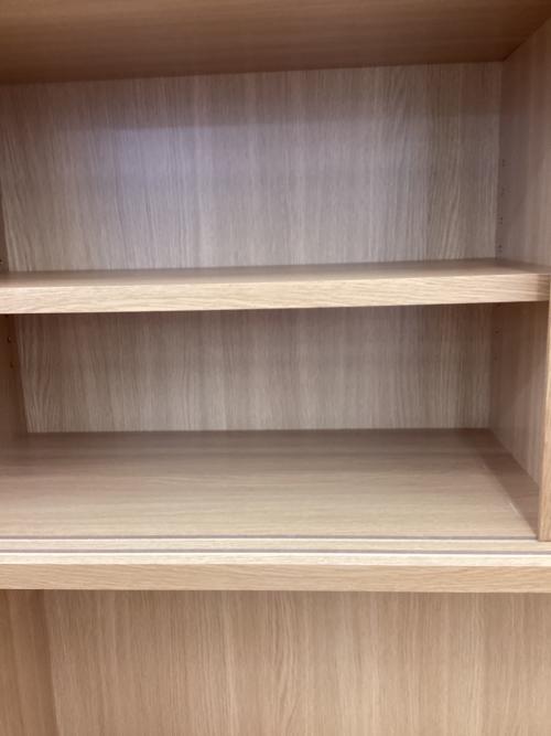 無印良品 (ムジルシリョウヒン) レンジボード ナチュラル ワゴン付 オーク材 幅120㎝