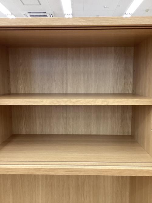 無印良品 (ムジルシリョウヒン) レンジボード ナチュラル ワゴン付 オーク材 幅120㎝