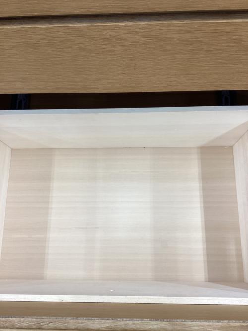 無印良品 (ムジルシリョウヒン) レンジボード ナチュラル ワゴン付 オーク材 幅120㎝