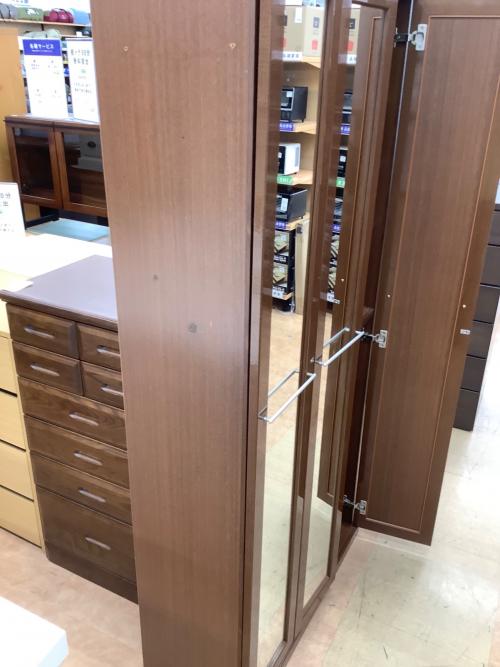 シューズボックス ブラウン 3枚扉