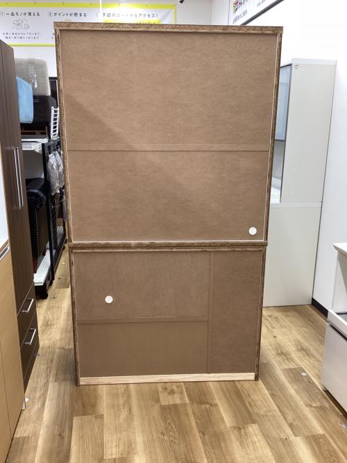 関家具 (セキカグ) レンジボード ブラック ミルコⅡ 幅105㎝