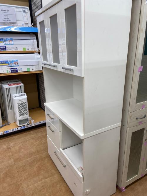 ニトリ レンジボード ホワイト 3枚扉