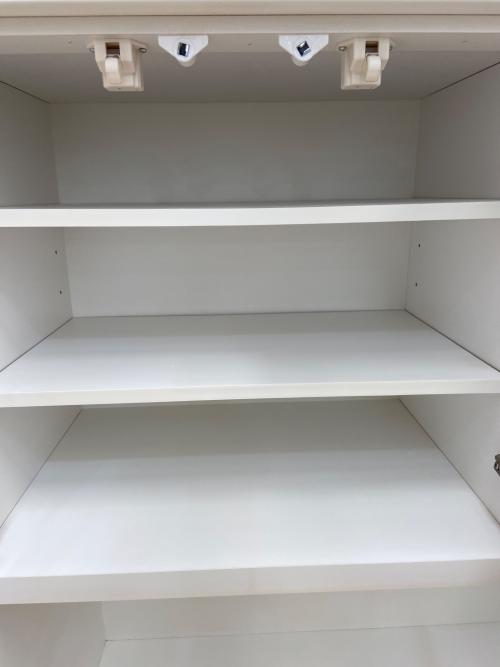 ニトリ レンジボード ホワイト 3枚扉