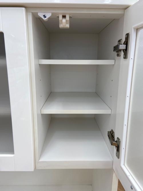 ニトリ レンジボード ホワイト 3枚扉