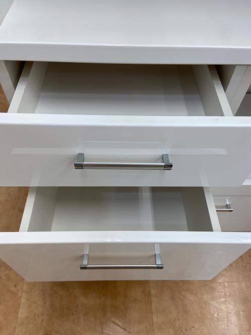 ニトリ レンジボード ホワイト 3枚扉