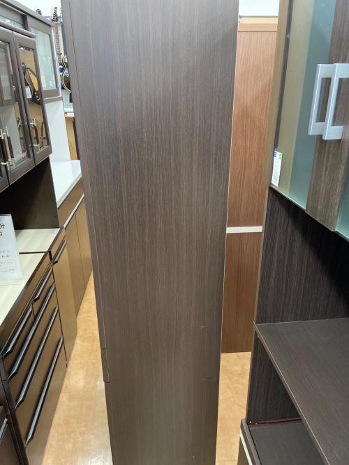 食器棚 ダークブラウン 2枚扉