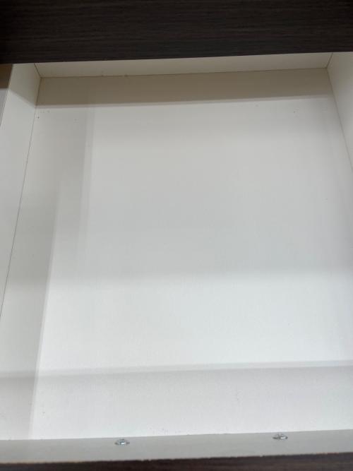 食器棚 ダークブラウン 2枚扉