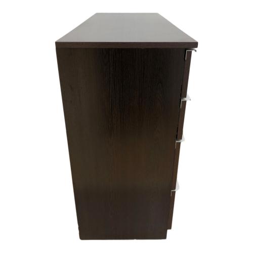 4段チェスト ダークブラウン