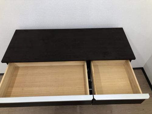 4段チェスト ダークブラウン