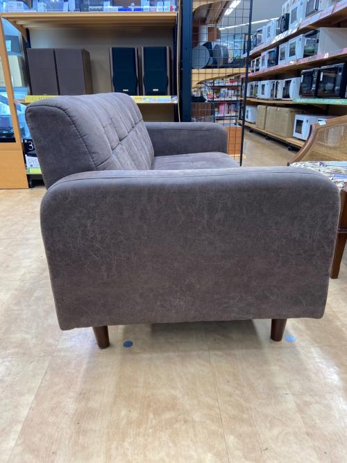 2人掛けソファー ダークブラウン