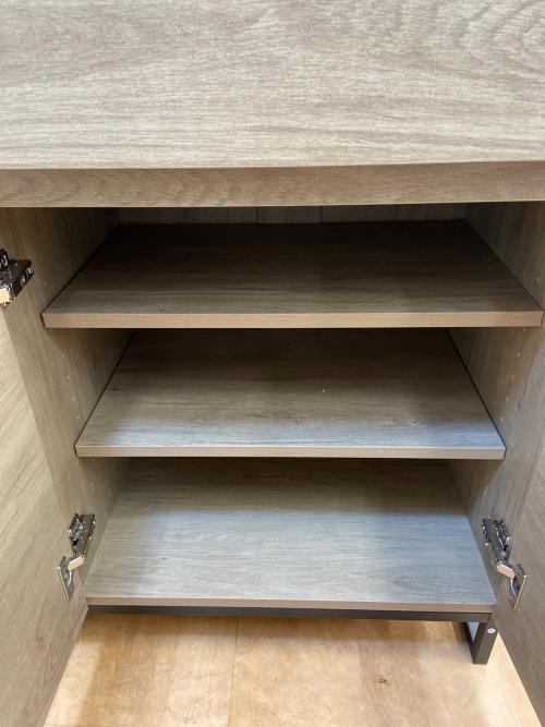 キッチンカウンター グレー