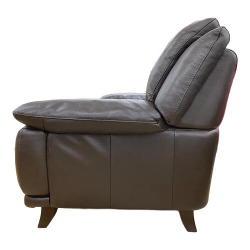 大塚家具(IDC) (オオツカカグ) 3人掛けソファー ブラック 半革 オースチン