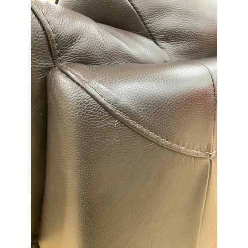 大塚家具(IDC) (オオツカカグ) 3人掛けソファー ブラック 半革 オースチン