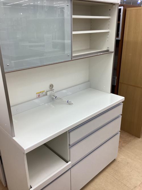 Pamouna (パモウナ) レンジボード ホワイト スライド式扉