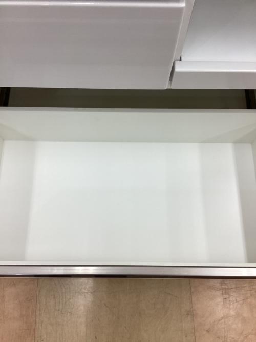 ニトリ レンジボード ホワイト スライド式扉