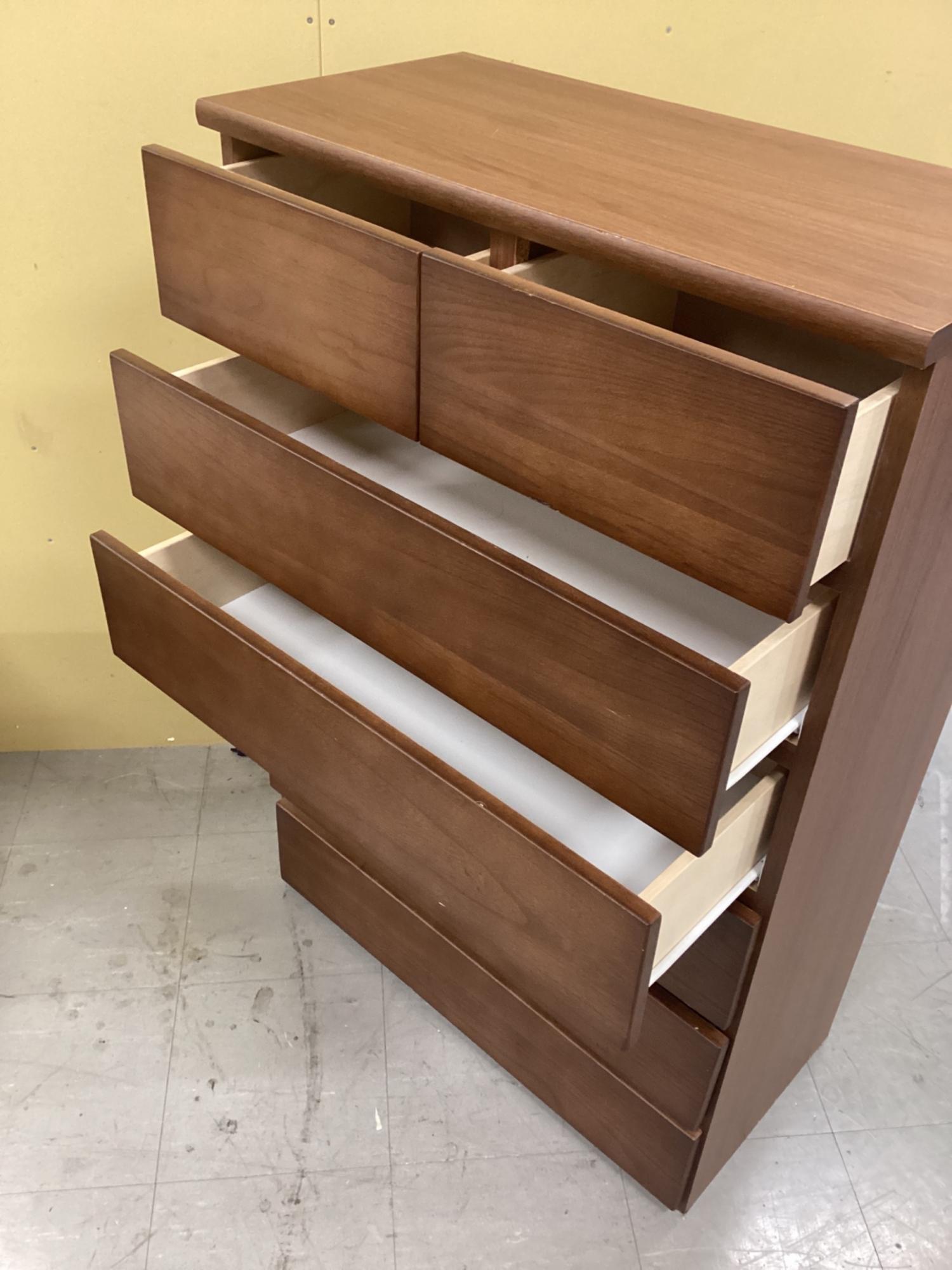 6段チェスト ブラウン 中村敬木工｜トレファクONLINE