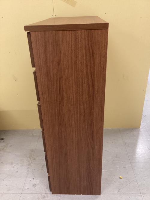 6段チェスト ブラウン　中村敬木工