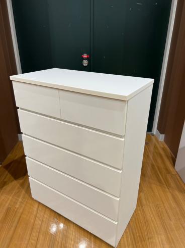 Claudio Saoncella 4段チェスト 横幅73cm 奥行き34cm 高さ94cm