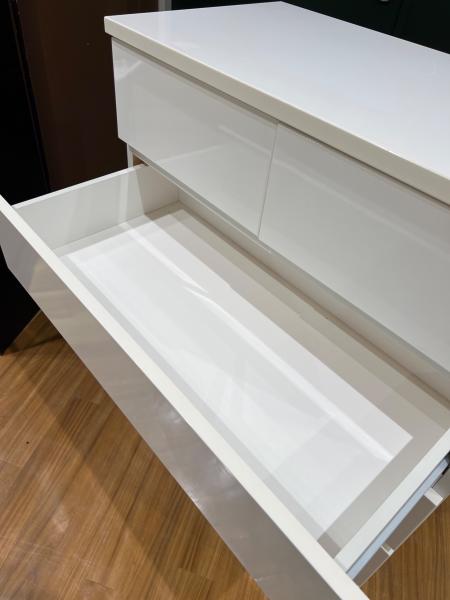 ニトリ 5段チェスト 幅80×高さ107×奥行73 ホワイト FOW｜トレファクONLINE