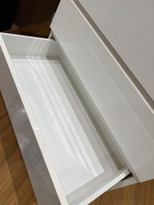 ニトリ 5段チェスト 幅80×高さ107×奥行73 ホワイト FOW