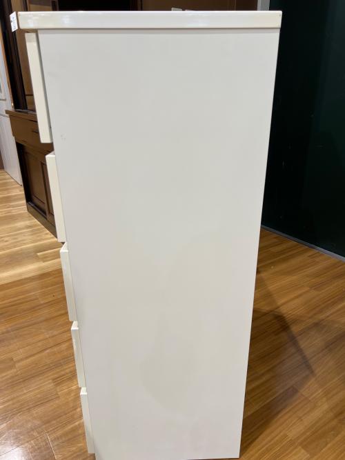 ニトリ 5段チェスト 幅80×高さ107×奥行73 ホワイト FOW