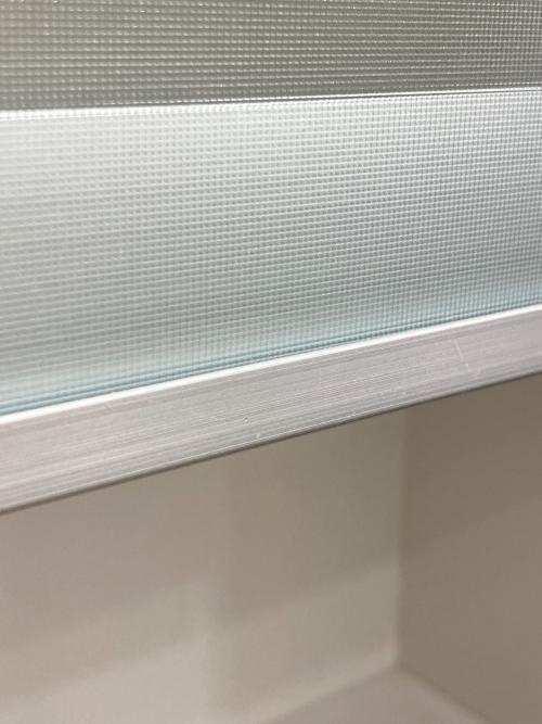 レンジボード グレー×ホワイト スリムタイプ 2枚扉