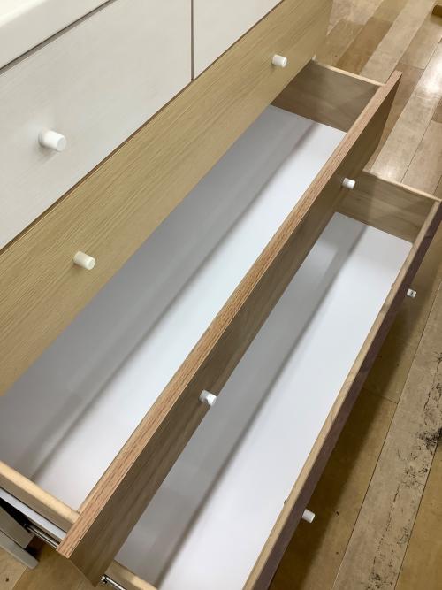 ニトリ チェストラック ナチュラル×ホワイト