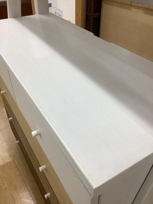 ニトリ チェストラック ナチュラル×ホワイト