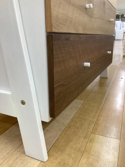 ニトリ チェストラック ナチュラル×ホワイト