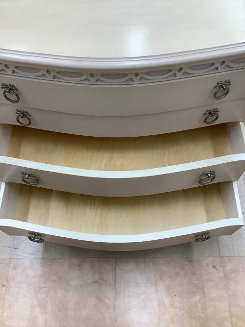 LYNN HOLLYN (リンホーリン) 4段チェスト アイボリー