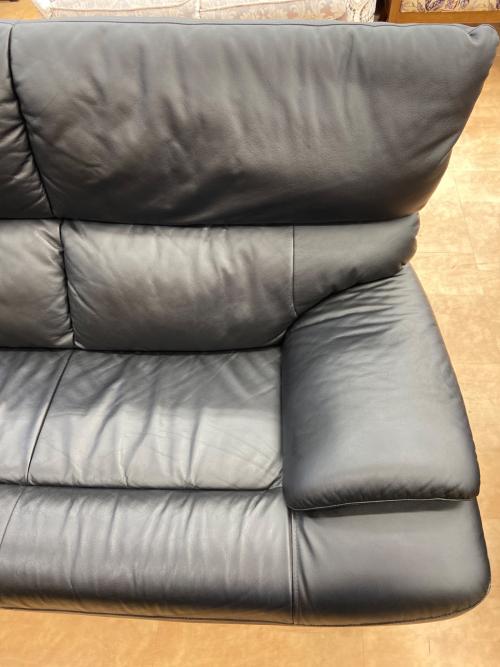 sheer (シアー) 2人掛けソファー ダークネイビー 2人掛け 7342 7343 レザー