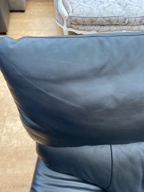 sheer (シアー) 2人掛けソファー ダークネイビー 2人掛け 7342 7343 レザー