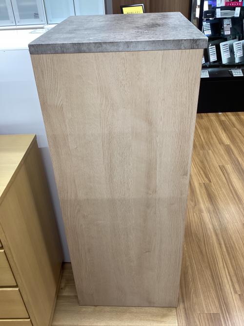 三幸ジャパン (サンコウジャパン) キッチンカウンター ナチュラル×グレー スライド式