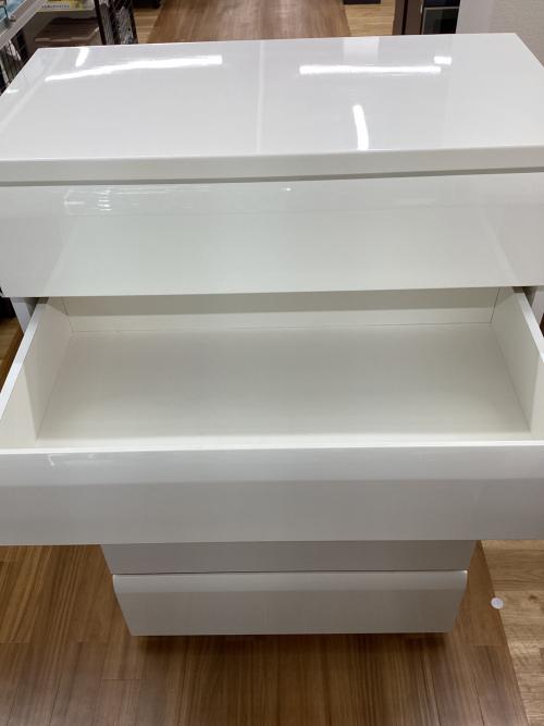 ニトリ 6段チェスト ホワイト WISH