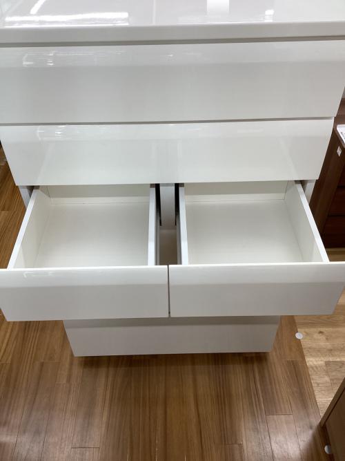 ニトリ 6段チェスト ホワイト WISH