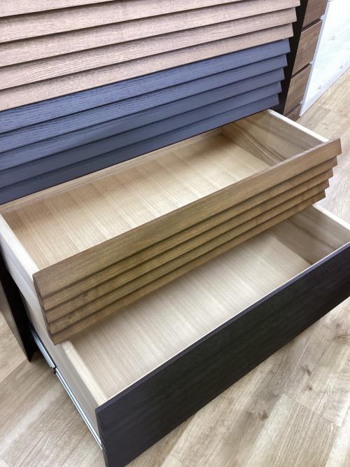 6段チェスト ナチュラル×ダークブラウン