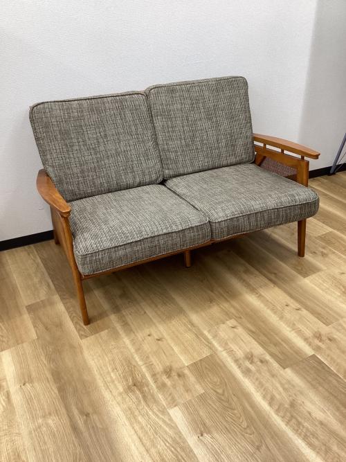 ACME Furniture (アクメファニチャー) 2人掛けソファー グレー×ブラウン WICKER