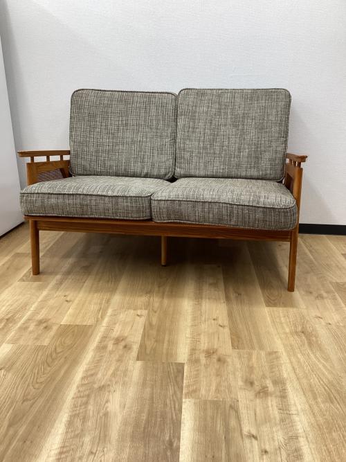 ACME Furniture (アクメファニチャー) 2人掛けソファー グレー×ブラウン WICKER