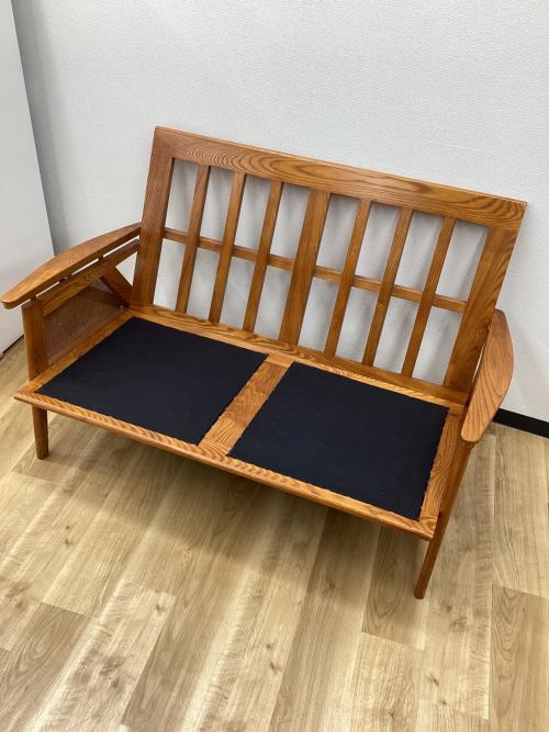 ACME Furniture (アクメファニチャー) 2人掛けソファー グレー×ブラウン WICKER