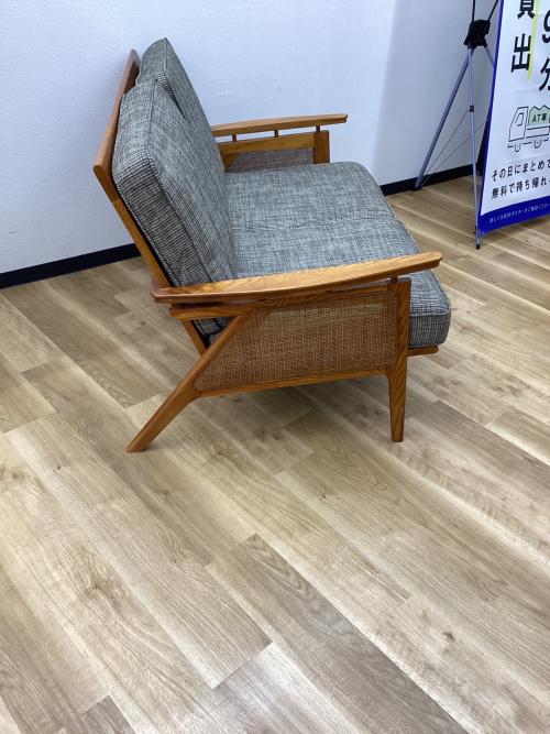 ACME Furniture (アクメファニチャー) 2人掛けソファー グレー×ブラウン WICKER