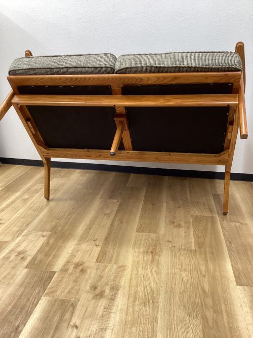 ACME Furniture (アクメファニチャー) 2人掛けソファー グレー×ブラウン WICKER