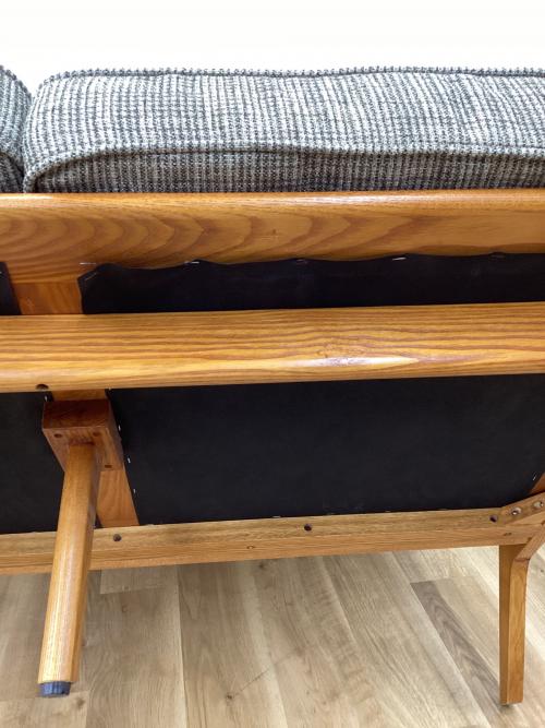 ACME Furniture (アクメファニチャー) 2人掛けソファー グレー×ブラウン WICKER